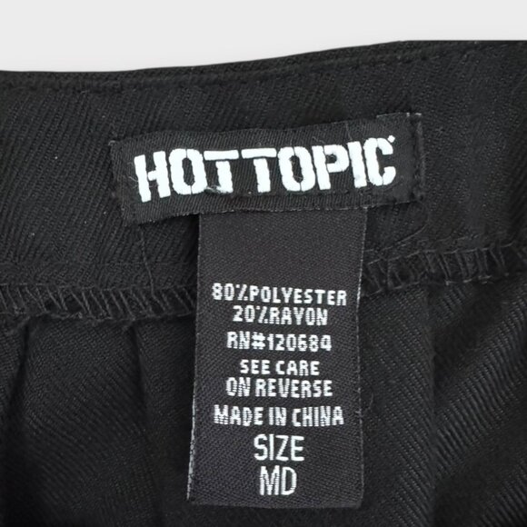 Hot Topic Black Pleated Mini Skirt Medium - Picture 3 of 6